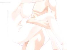 Грудастая хентай женщина зашла в ванну к парню и сделала минет