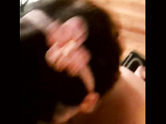 Любительское порно семяизвержения на развратное личико шлюхи