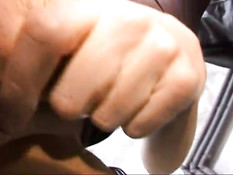 Французский гей делает любовнику минет и трахает на столе в очко