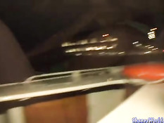 Ночная ебля с девушкой на катере плывущем по реке в Амстердаме