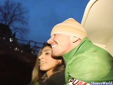 Ночная ебля с девушкой на катере плывущем по реке в Амстердаме