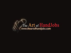 Девушка двумя руками дрочила и поглаживала возбуждённый член