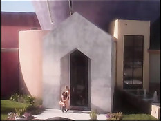 Две шикарные девки в корсетах довели до бурного семяизвержения