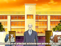 Хентай девке сделали куннилингус в вагоне метро и трахнули раком