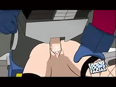 Мег Гриффин делает минет Крису и получает сперму в бритую пизду