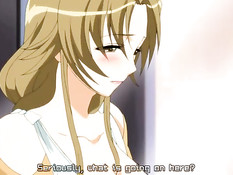 После выпитого вина хентай девчонка разделась и подставила попу