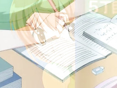 После выпитого вина хентай девчонка разделась и подставила попу