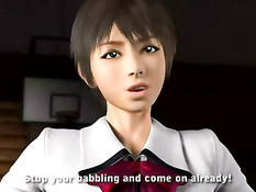 Umemaro 3D секс парня с двумя сексуальными сисястыми девушками