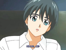 Парень пососал соски хентай девчонке и дал ей отсосать свой член