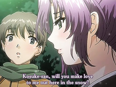 Сделал куннилингус грудастой хентай малышке и оттрахал её сверху