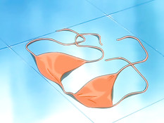 Две грудастые хентай девчонки по очереди прыгают на члене парня