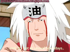 Блондинка Tsunade из манги Naruto дрочит член большими сиськами