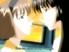 Парень оттрахал аниме девушку с синими волосами и залил спермой