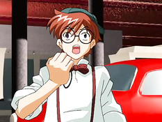 Парень в очках делает куннилингус и трахает загорелую девчонку