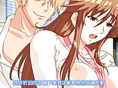 Грудастая хентай мама вымыла мальчика в ванной и подрочила член