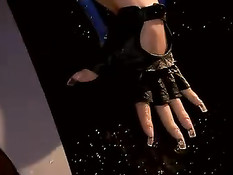 Связанную грудастую блондинку жёстко оттрахали в анус в гараже