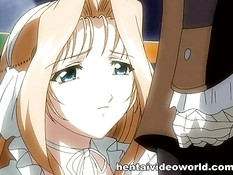 Графиня с большими сиськами на балконе подрочила член сиськами