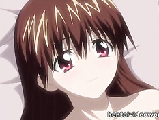 Хентай малышка набросилась на паренька и сделала страстный минет