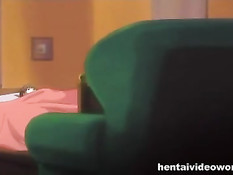 Хентай малышка набросилась на паренька и сделала страстный минет