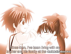 Хентай малышка набросилась на паренька и сделала страстный минет