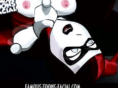 Суперзлодейка Harley Quinn вынуждена отсасывать пенис Бэтмену