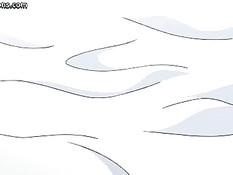 Парень целует аниме девку с большими сиськами и трахает на полу