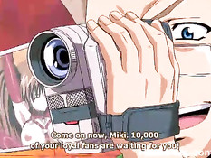 Грудастую хентай милашку связали и довели до оргазма вибратором