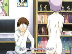 Очкарик делает хентай девушке куннилингус и вставляет свой член