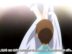 Очкарик делает хентай девушке куннилингус и вставляет свой член