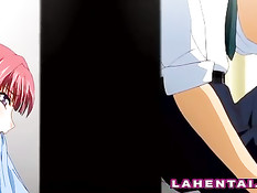 Парень разбудил аниме девушку и оттрахал её после куннилингуса