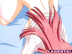 Парень разбудил аниме девушку и оттрахал её после куннилингуса