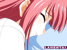 Парень разбудил аниме девушку и оттрахал её после куннилингуса