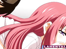 Парень разбудил аниме девушку и оттрахал её после куннилингуса