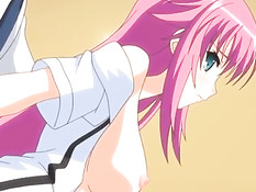 Мужчина схватил и оттрахал хентай девчонку с розовыми волосами