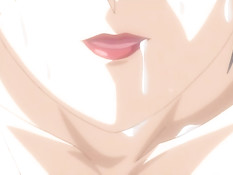 Парень ласкает большую грудь и трахает хентай девку в библиотеке