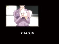 Парень ласкает большую грудь и трахает хентай девку в библиотеке