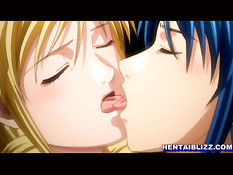 Сисястые аниме лесбиянки с бритыми кисками используют вибратор