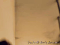 Преступник связал чёрную шлюху и жестоко отъебал в разных позах