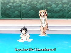 Сисястая хентай девка накинулась на возбуждённый хуй и отсосала