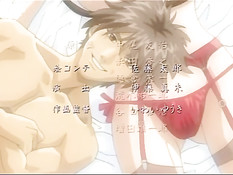 Четыре хентай девушки устроили групповую секс оргию со страпоном