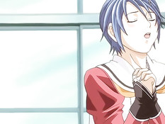 Сисястая аниме девушка трахалась с парнем в позах 69 и наездница