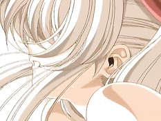 Паренёк оттрахал грудастую невинную хентай девчонку на сеновале