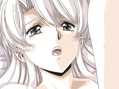 Паренёк оттрахал грудастую невинную хентай девчонку на сеновале