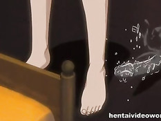 Девушка сделала аниме подруге куннилингус и оттрахала страпоном