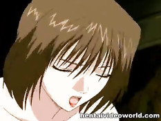 Хентай девки для секса используют двухсторонний фаллоимитатор