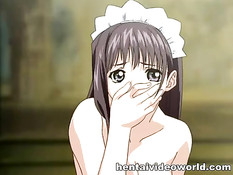 Хентай девки для секса используют двухсторонний фаллоимитатор