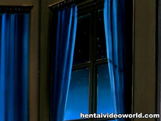 Хентай девки для секса используют двухсторонний фаллоимитатор