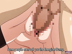 Ребята трахают во все дырки хентай малышку и дают отсосать члены