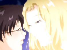 Горячие аниме девчонки трутся сиськами об член молодого человека