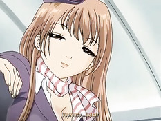 Две грудастые хентай девчонки подрочили член очкастому пареньку